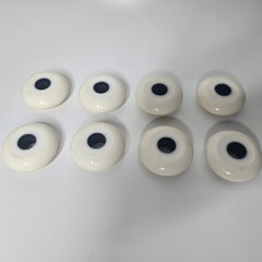 Labeda Gripper Inline Hockey Wheels 68mm 68 Soft White Set of 8 Indoor Roller