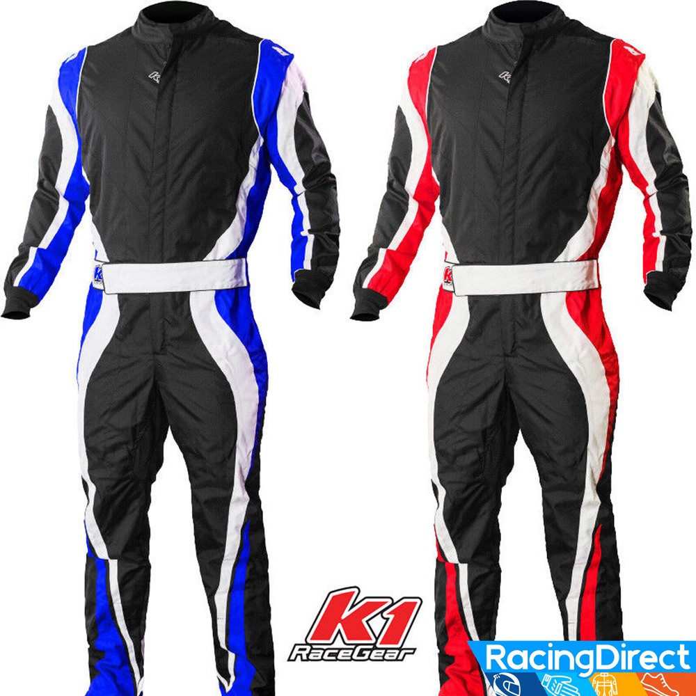 K1 Speed1 Karting Suit – Pro Level Kart Racing Blue Red Kids to Adult Sizes