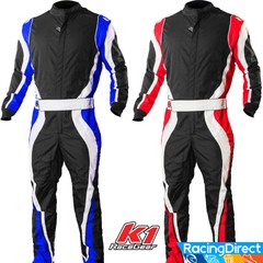 K1 Speed1 Karting Suit – Pro Level Kart Racing Blue Red Kids to Adult Sizes