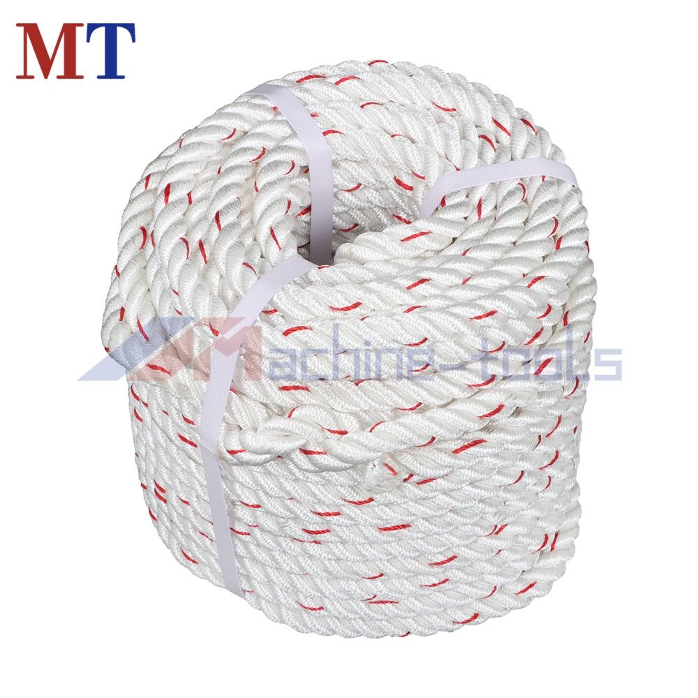 5/8in × 120ft Arborist Bull Rope Tree Hoist Rigging Line Arbor Utility Polyester