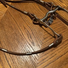 Beautiful Vintage Western Bridle With Silver