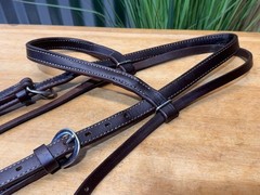 WEAVER LEATHER Browband Western Headstall ~ BUTTER SOFT Leather ~ Brown ~ Large
