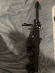 UKARMS Spring Powered Airsoft Sniper and Pistol with flashlight