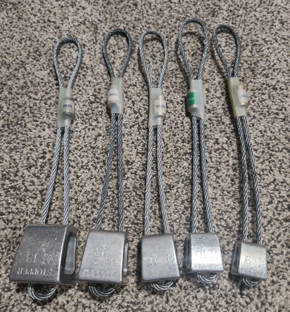 Vintage Chouinard Rock Climbing Stopper Nuts Set #9-13