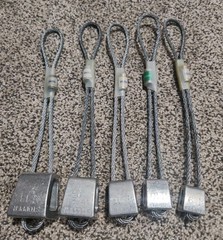Vintage Chouinard Rock Climbing Stopper Nuts Set #9-13