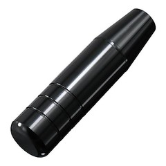 Black Aluminum Alloy Shift Knob with Long Shift Knob, Polished Metal Handle