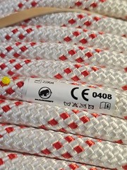Mammut 10.0 Performance Static Rope 2010-00771-0255-1100 10 mm x 100m White/Red