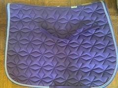 Purple Saddle Pad English