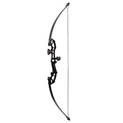 Archery Straight Bow 30-50lbs Takedown Recurve Bow Arrow Fishing Hunting Target