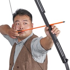 60″ Archery Foldable Bow Straight Bow Outdoor Portable Hunting Bow Right Hand US