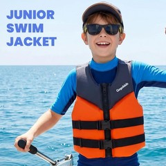 Gogokids Youth Swim Vest for Kids Teens Boys Girls 50-90 lbs & 75-125 lbs, Soft