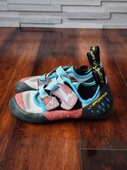 La Sportiva Oxygym Women’s Rock Climbing Shoes EU 37 US 5 UK 4 Pink Blue