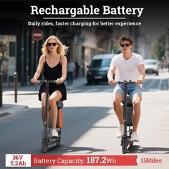 LADPED Electric Scooter with Seat for Adults 19MPH Folding Commuter E-Scooter!