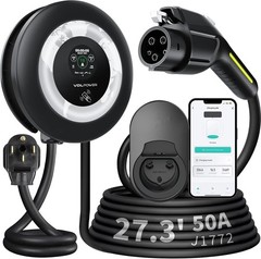 Level 2 EV Charger 11.5KW 50A Fast Home Charging 27.3ft