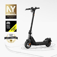 NIU KQi3 Pro with 31 Miles Long Range 350W – Electric Scooter for Adults – Black