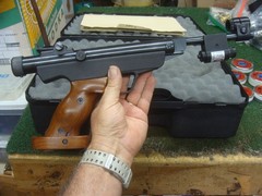 RWS Diana Mod 6G .177 Air Pistol – Upgraded Sights, Target grip, Pellets REPAIR
