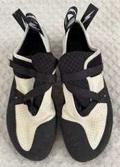 Evolv Defy Medium Volume Climbing Shoes Size 45 Mens 11.5 Black White PSR 04