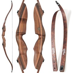 Archery 60″ Takedown Recurve Bow 25-60lbs Bow Arrow Outdoor Hunting Shoot Target