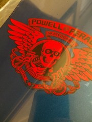 Powell Peralta Per Welinder NORDIC SKULL Skateboard Deck Blue (BRAND NEW)