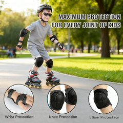Protective Gear Set, Knee Pads for Kids 3-10 Years Old, Toddler Elbow Pads, Wris