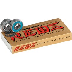 Bones Bearings – 8mm Bones BIG BALLS REDS Skateboard Bearings – Skate Rated