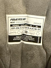 Powerslide NEXT Endless AB Skates Boot Only Size 36-37 EU – NIB