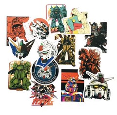 25 Piece Mix Lot 2” Mecha Robot Anime Sticker Pack – Retro Japan Decals Slaps