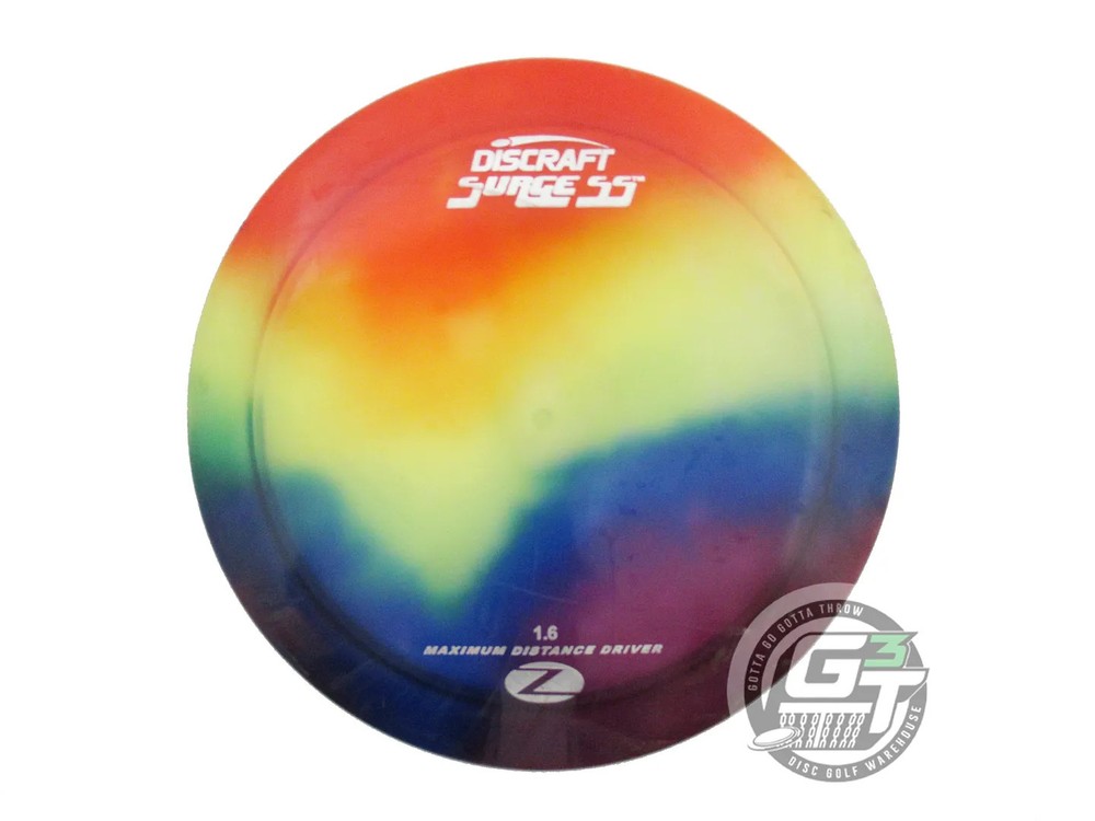 USED Discraft FlyDye Z Surge SS 174g Rainbow Distance Driver Golf Disc