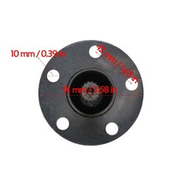 2x Go Kart Rear Differential Split Axles Kit Disc Brake Drive Shaft fr ATV Buggy