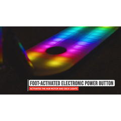 Razor Color Rave Electric Scooter-Colorful Light-Up Deck, up to 7.5 mph, Ages 6+