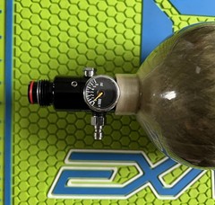 Empire 68 CI / 4500 PSI & Regulator Paintball Natural Carbon Fiber HPA Air Tank