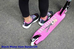 BARBIE Dynacraft SCOOTER super-durable ALLOY STEEL height-adjustable. New in Box