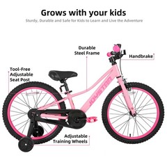 JOYSTAR NEO 20 Inch Kids Bike for Ages 6-10 Years Old Boys & Girls, 20 Inch W…