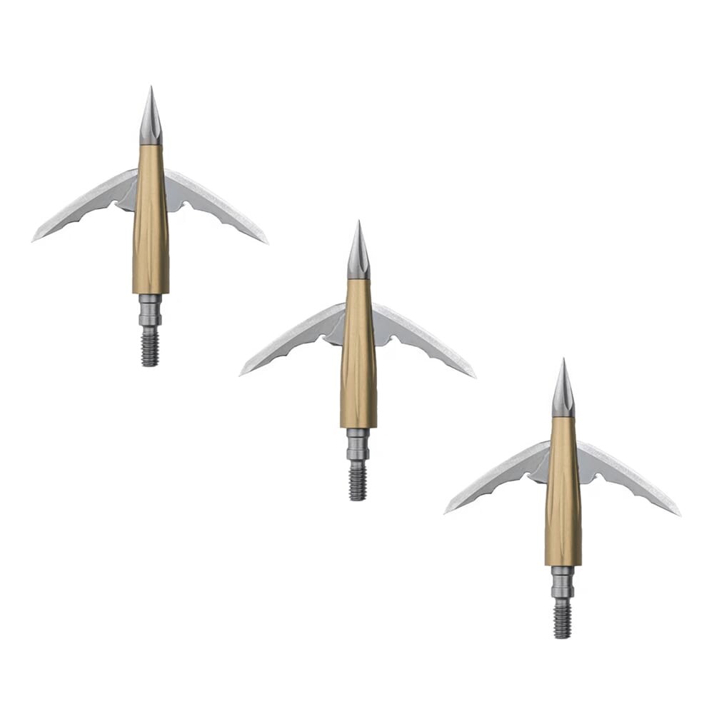 Beast Titanium Broadheads 125 Grain 2.0″ Cutting Diameter 3-Pack Hunting Tips