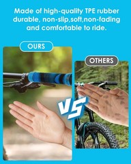 Handle Bar Grips 138mm Soft Longneck Grips for Pro Stunt Scooter Bars and BMX…