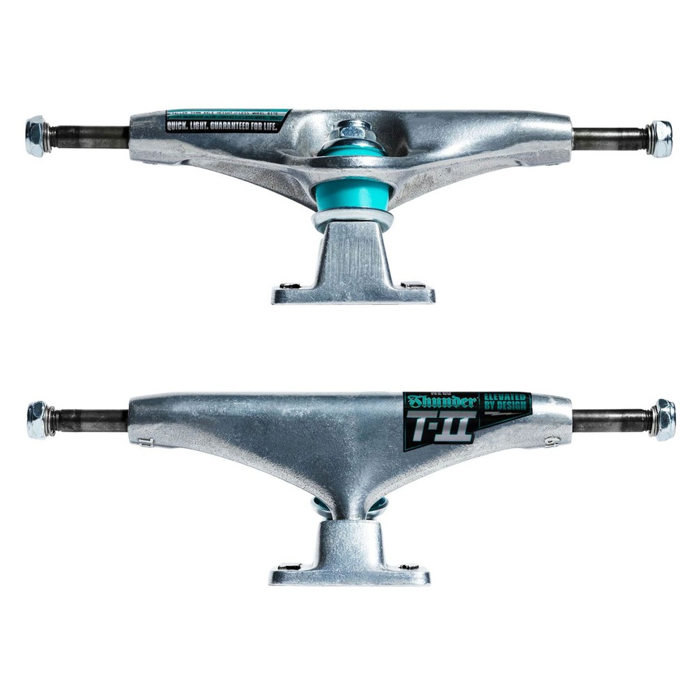 Thunder Skateboard Trucks T-II Polished Silver – Choose Size