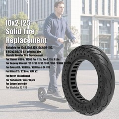 1 Pcs Solid Tires 10×2.125 Inches Electric Scooter Wheels Replacement Tire Fr…