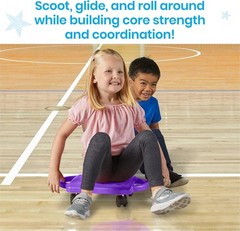 Lightweight Blue Floor Scooter Board for Kids – Builds Coordination & Strength