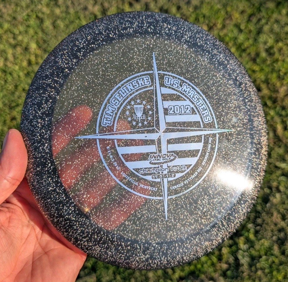 Rare Black 2012 First Run Metal Flake Champion Krait Innova Disc Golf 175g NEW
