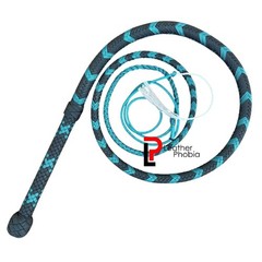 Handmade Nylon Paracord Braided Bullwhip 16-Strand (4FT–16FT) Costume Cosplay Bu