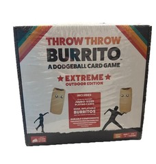 Throw Burrito Extreme Outdoor Edition Dodgeball Card Game Exploding Kittens NEW