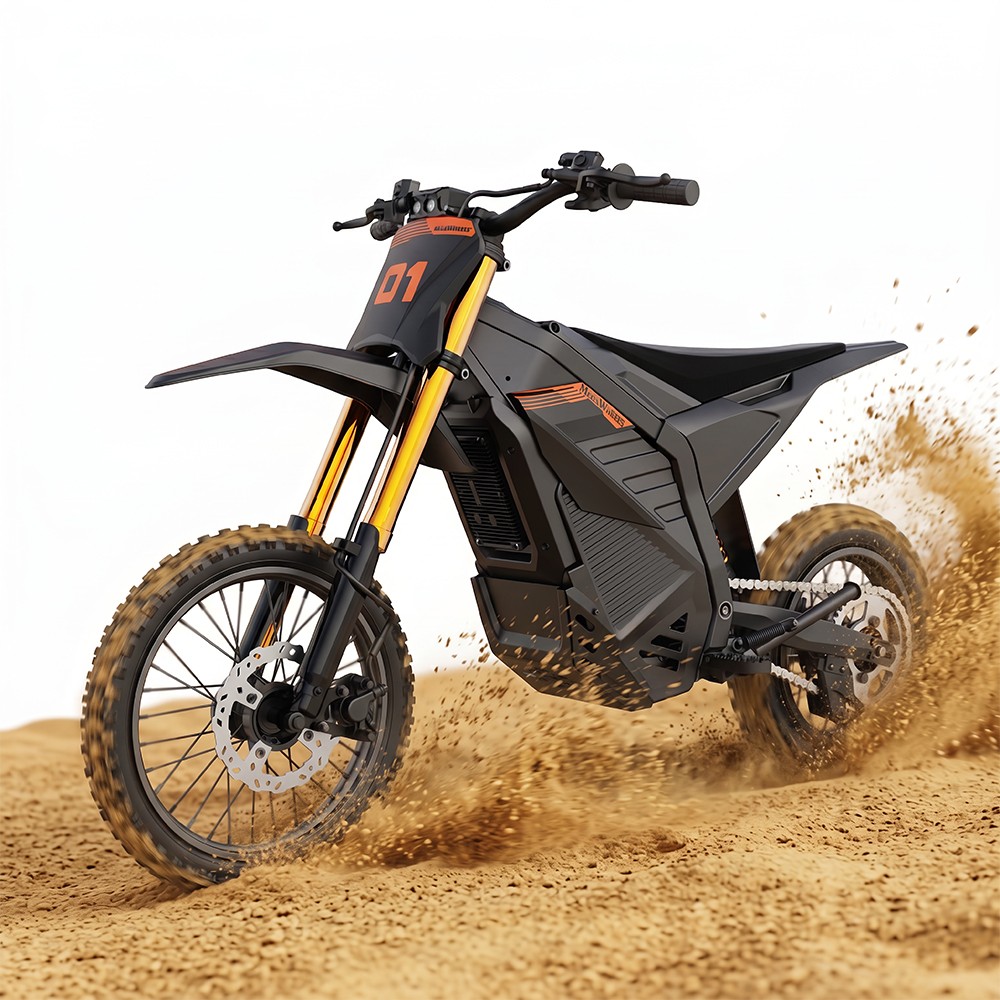 US PRO ELECTRIC DIRT BIKE 6000W PEAK 60V/30AH OFF ROAD E MOTORCYCLE 50MPH ADULT
