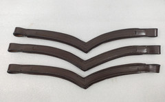 Lot 50 x 1 Empty Channel Leather Horse Browband All Sizes & Shapes (12 & 14 MM)