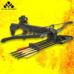175 lb. Avalanche Recurve Hunting Crossbow Bow, Scope, Bolts, Quiver