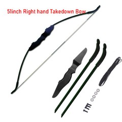 30/40Lbs Archery Detachable Takedown Recurve Bow Right & Right Left Hand Hunting