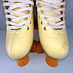 IMPALA Roller Skates Quad Women’s Size 11 Mimosa Indoor Tan Orange Derby Skates