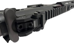 6mmProShop SI Licensed Sentinel M4 Airsoft AEG Rifle (Black / 11″ GRIDLOK LITE )