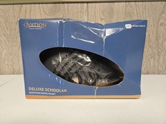 Ovation OV Deluxe Schooler Riding Helmet Adjustable Dark Gray M/L Equestrian