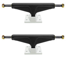 VENTURE Salt and Pepper Skateboard Trucks – 5.25 High Black and White