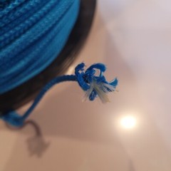 50ft 5/32 blue Dimondbraid with kevlar core Cord Gaff Line